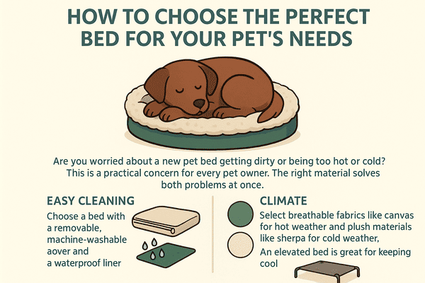 A person easily unzipping the cover of a [pet bed](https://www.reddit.com/r/dogs/comments/1cg4k7e/tips_for_finding_the_right_dog_bed/)<sup id=